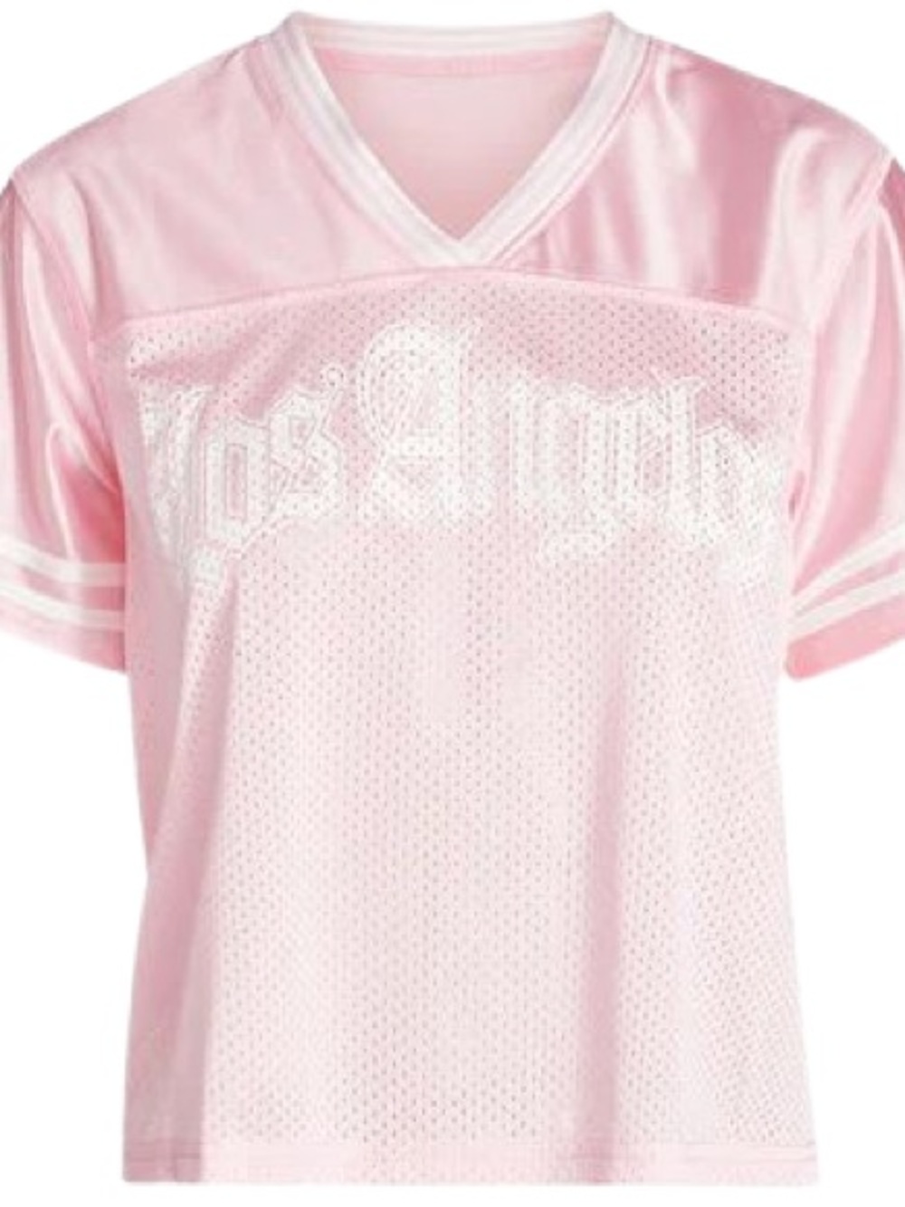IAMGIA Los Angeles Pink Mesh V-Neck Jersey